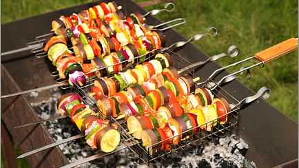 Этот овощной шашлык покорит любого. Как приготовить маринад?