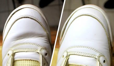 Как легко убрать складки с обуви? Понадобятся лишь 2 обычных бытовых предмета