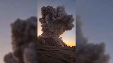 Жители Гватемалы показали видео оползней и нового извержения вулкана после серии землетрясений магнитудой 6,4