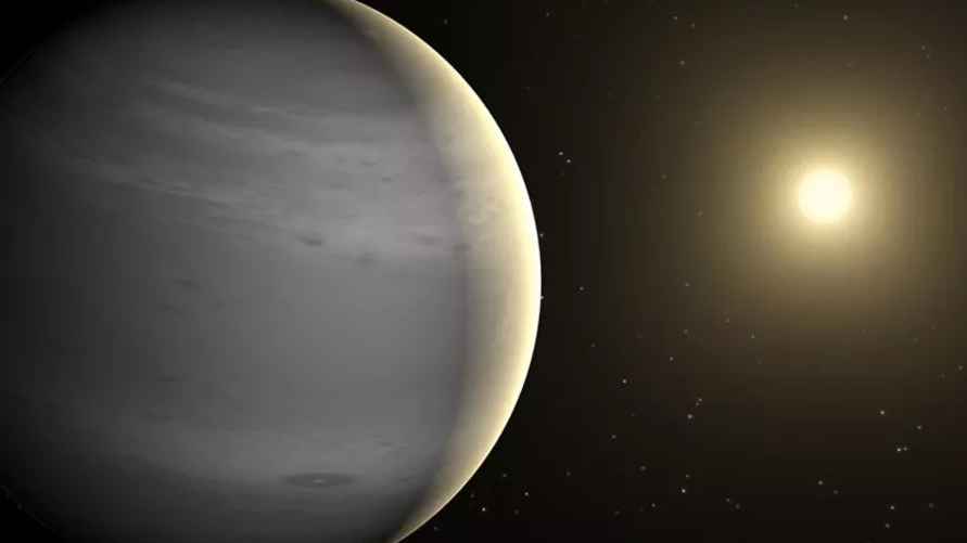 Концепт-арт гелиевой планеты НАСА. Плотность WASP-193b не больше, чем у сахарной ваты