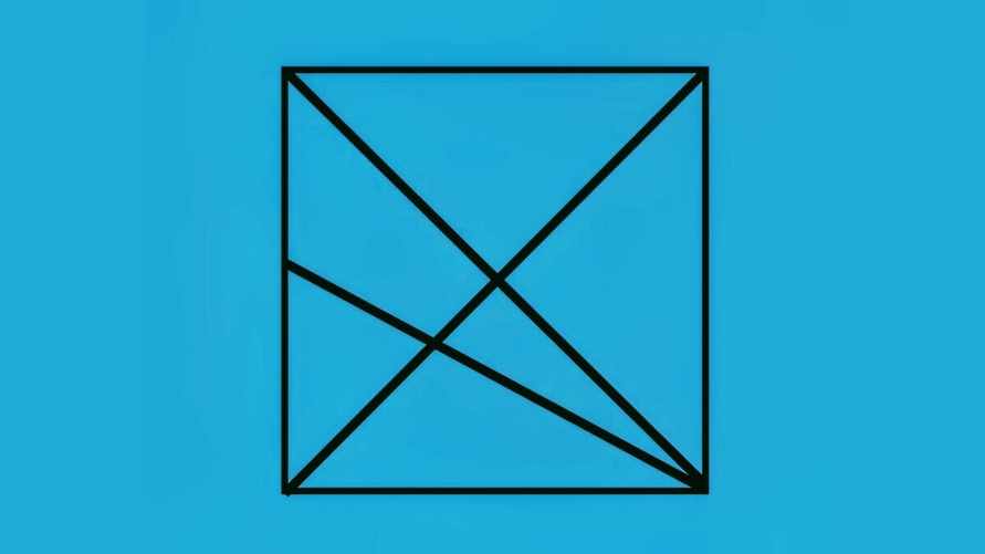 Сколько прямоугольных треугольников на картинке? Лишь самые сообразительные смогут найти все