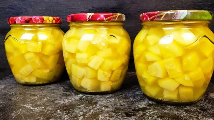 Кабачки а-ля ананас. Эта заготовка на зиму исчезнет с полок быстрее остальных