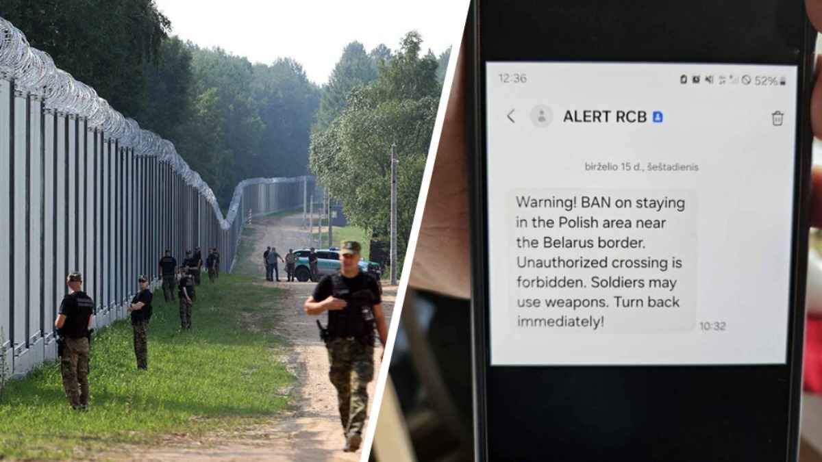 "Солдаты могут применить оружие" - В Польше туристам на границе с Беларусью стали присылать СМС с предупреждениями