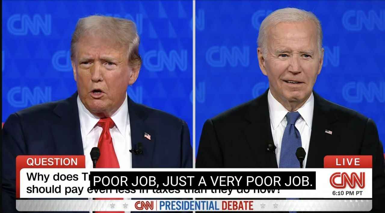 "Никогда не слышал столько брехни" - Байден и Трамп провели дебаты. Кто выиграл?