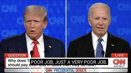 «Никогда не слышал столько брехни» — Байден и Трамп провели дебаты. Кто выиграл?