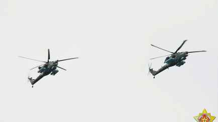 Под Минском заметили в небе 8 российских боевых вертолетов. В Минобороны Беларуси ответили, что происходит