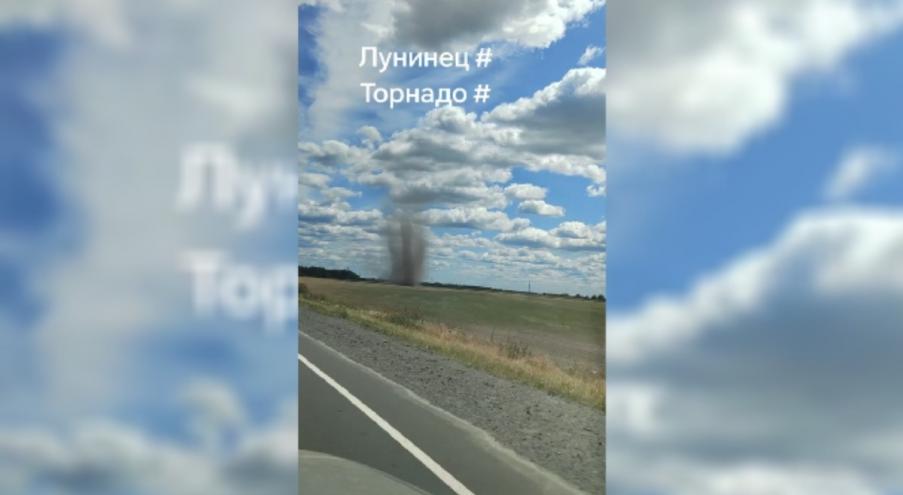 Один из белорусов, проезжая Лунинец, запечатлел на видео