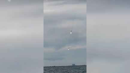 «На чем она дальше полетела?» — В TikTok показали невероятное приземление ракет Маска. Некоторые зрители не поверили