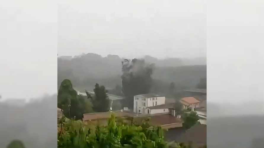 Видео с молнией, уничтожившей дерево за секунду, набрало 1,5 млн просмотров. Белорусам приготовиться?