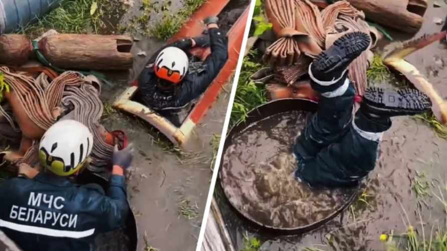 "Он нырнул, я обомлела" - МЧС напугало белорусов в TikTok видео с соревнований