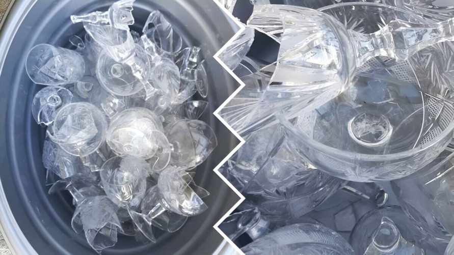 В Барановичах выставили на продажу 10 кг битого хрусталя. Сколько просят?