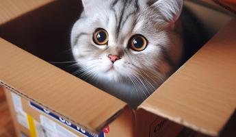 Не выбрасывайте коробки! Вы не поверите, зачем они нужны вашей кошке на самом деле