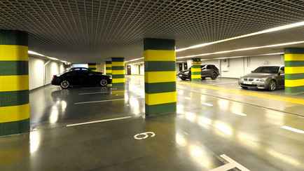 Водитель в Могилёве разбил автомобиль из-за скользкого пола. Сколько отсудил у владельца паркинга?