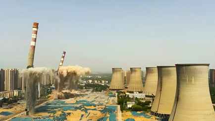 В Китае за 20 секунд взорвали огромную ТЭЦ — вот, как это было