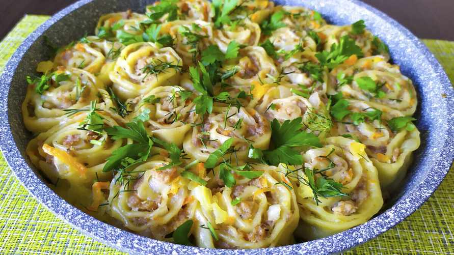 Больше никаких пельменей. Штрули из фарша, теста и картошки покорят своим вкусом и простотой