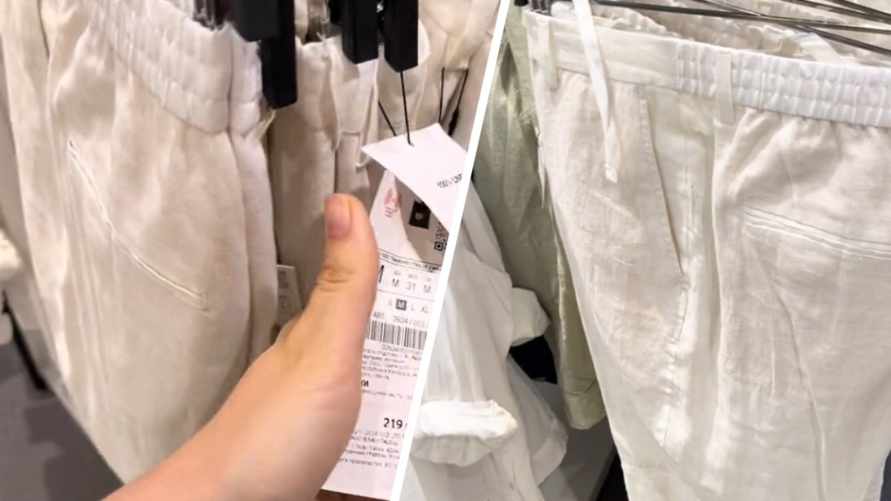"Накинули 90 рублей" - Белоруска возмутилась в TikTok ценой на штаны в Zara. Комментаторы ответили