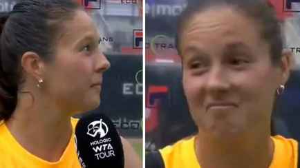 Реакция российской теннисистки на новость, что ей предстоит игра с Соболенко, покорила интернет. Какое одно слово сказала?