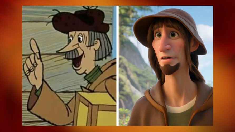 Почтальон Печкин из мультфильма "Простоквашино"