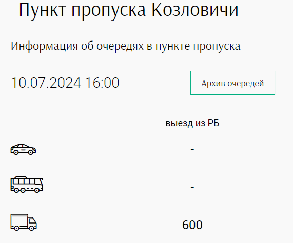 Польша возобновила пропуск грузовиков через "Кукурыки — Козловичи" — ГТК