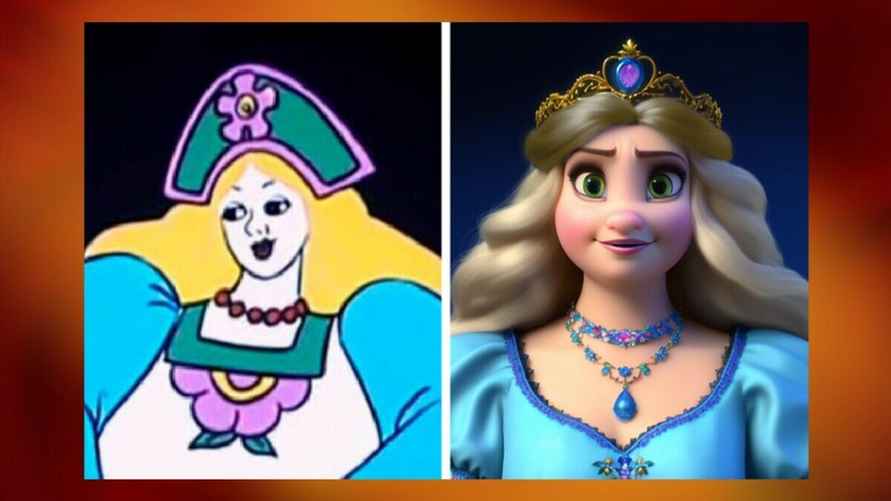 Забава из мультфильма "Летучий корабль"