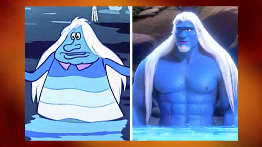 Водяной из мультфильма "Летучий корабль"