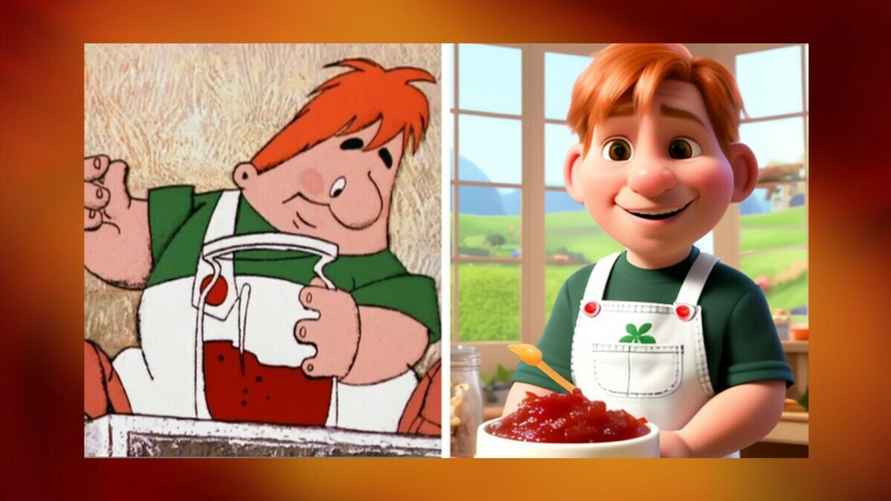 Карлсон из мультфильма "Малыш и Карлсон"