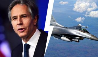 «Прямо сейчас» — Госсекретарь США Блинкен сообщил, что истребители F-16 уже летят в Украину из Дании и Норвегии