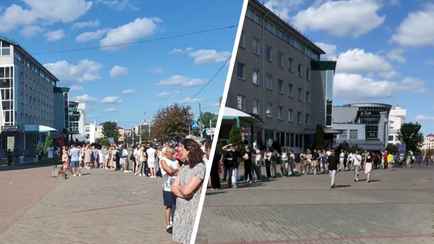 «Они круглосуточно стоят?» — В Минске заметили гигантскую очередь небедных белорусов. За чем?