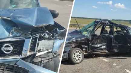 В Дзержинском районе Audi столкнулась с Nissan — пятеро детей в больнице