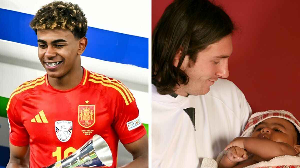 "Начало двух легенд" — В Сети всплыли фото Месси с младенцем Ямалем на руках