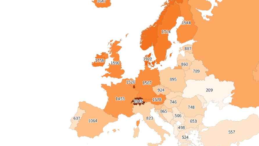 Индекс бензина: Сколько литров бензина можно на среднюю зарплату в Европе?