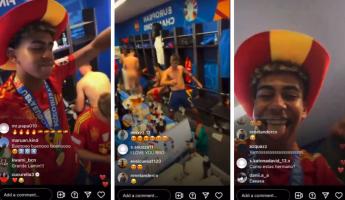 Юная звезда сборной Испании случайно показал видео голых чемпионов Евро-2024