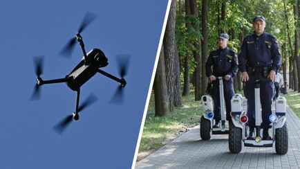МВД предупредило о патрулях дронов и пообещало призы. Где белорусы увидят милиционеров на сегвеях?