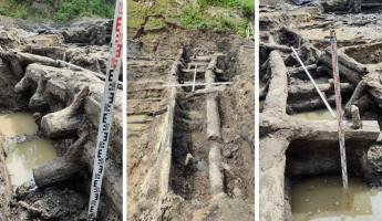 «Это невероятная конструкция!!!» — Археологи раскопали 18-метровые укрепления древнего Минска