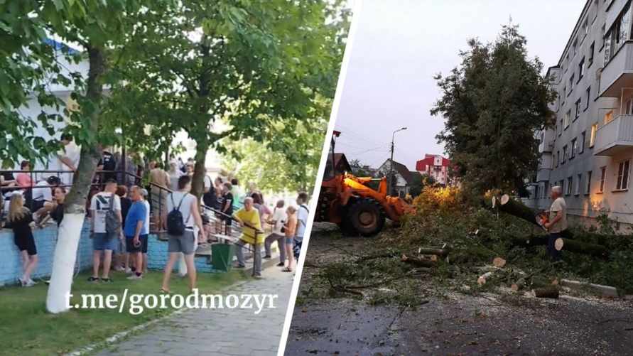 "Приходит все больше" - В Мозыре выстроилась очередь на подзарядку телефонов. Что там с водой, связью и электричеством?