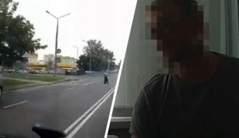 «Не успел среагировать» — В Гомеле водителя лишили прав на 1,5 года после публикации записи с видеорегистратора в соцсетях
