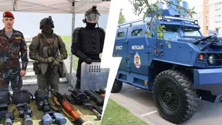 «Готов к электоральному периоду» — Кубракову показали, чем вооружили ОМОН на Брестчине