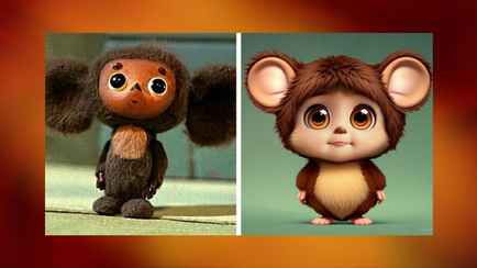 Как бы выглядел Чебурашка, если мультик про него сняла Disney. А почтальон Печкин и Карлсон?