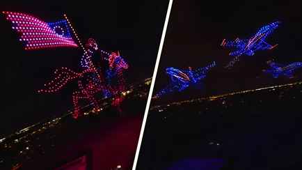 Салюты — всё? В США отметили День Независимости шоу дронов