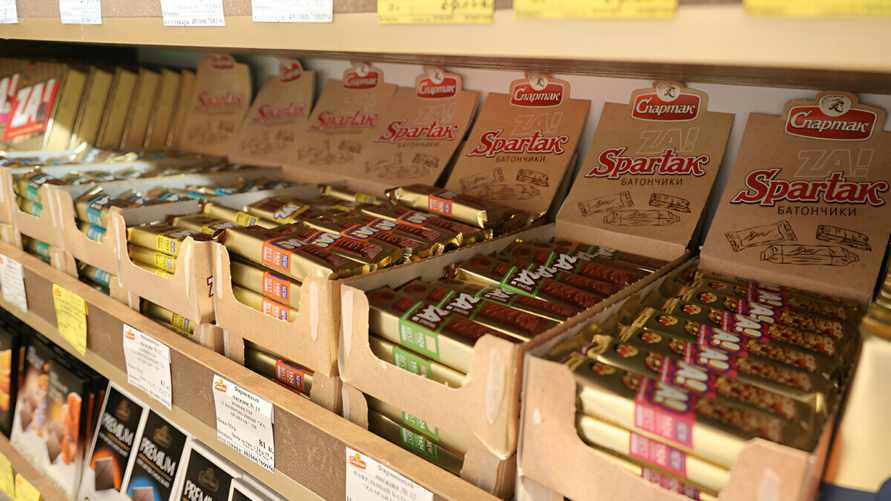 "Спартак" объявил скидки 50%. Где белорусам можно купить плитку шоколада за 1,49 рубля?