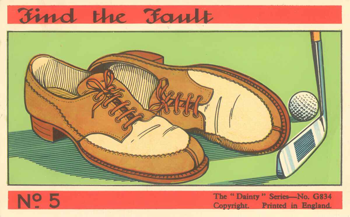 Эта пара туфель поставит в тупик даже Шерлока. Сможете ли вы найти ошибку менее чем за 15 секунд?