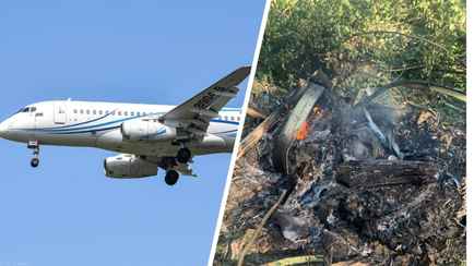 В Подмосковье разбился самолет Superjet 100 — есть погибшие