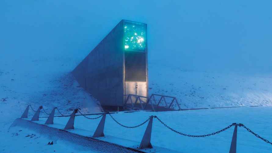 Глобальное хранилище семян на Шпицбергене. Фото: Nature Picture Library/Alamy