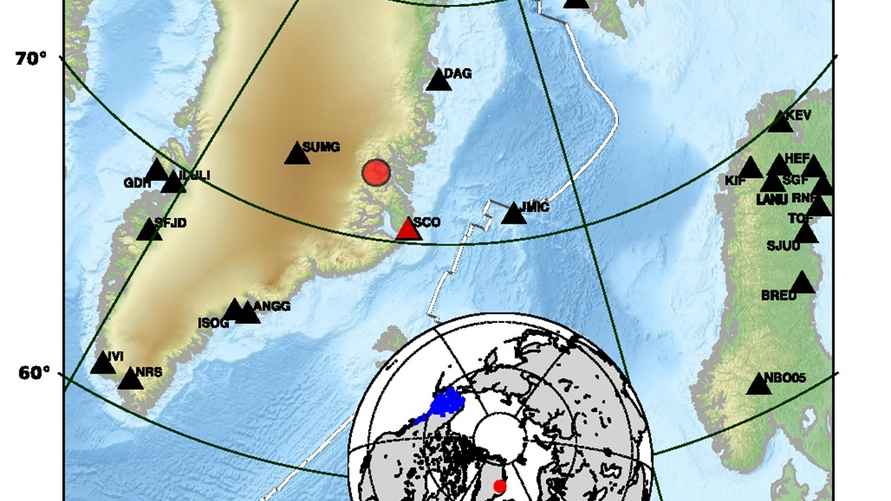 Региональные сейсмические станции, которые зарегистрировали мегацунами