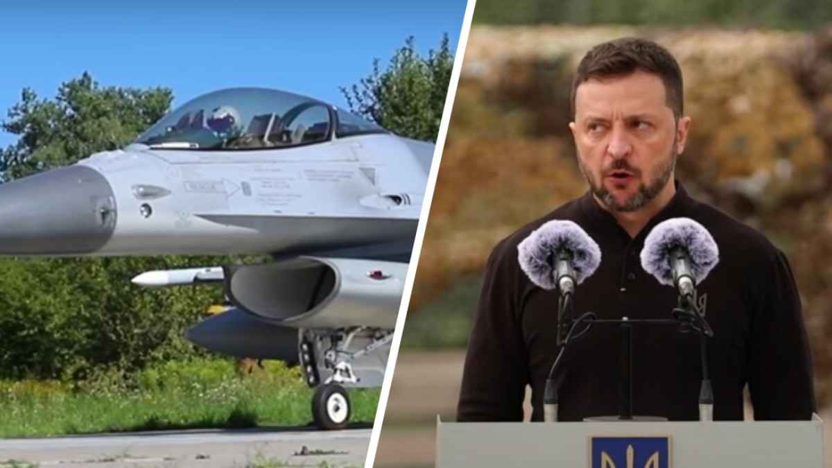 Зеленский показал видео с украинскими F-16