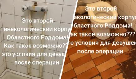 «Неужели такое может быть?» — Белоруска показала состояние санузла областного роддома в Минске. Что ответило руководство?