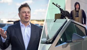 «Это потрясающе» — Илон Маск ответил, дарил ли Кадырову Tesla Cybertruck с пулеметом на крыше