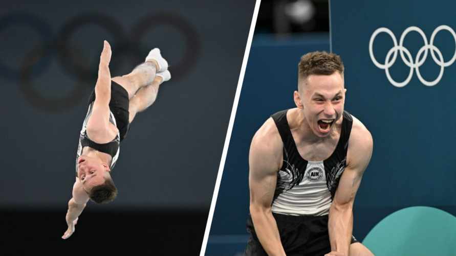 Белорусский батутист Литвинович взял золото на Олимпиаде в Париже