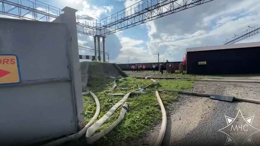 Скриншот: видео МЧС Беларуси