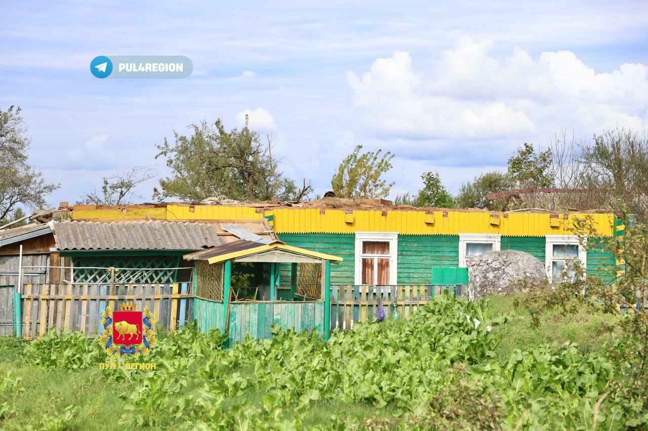 На Гродненщине ветер снес крыши домов